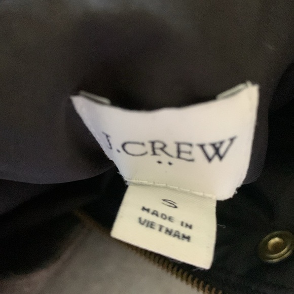 J Crew Quilted Cocoon coat size S‎ black packets winter fall - Picture 4 of 12